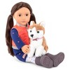 Our Generation Leslie 18" Doll & Pet Travel Bundle - 3 of 4