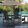 Karl Home | 2-Piece Outdoor Adirondack Bar Chairs with Removable Trays - 3 of 4