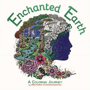 Enchanted Earth Coloring - (Melpomeni Coloring Collection) (Paperback) - 1 of 4