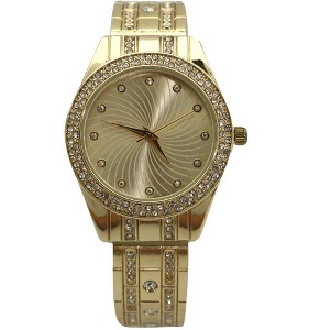 OLIVIA PRATT RHINESTONE SHINY BANGLE WATCH - 1 of 4