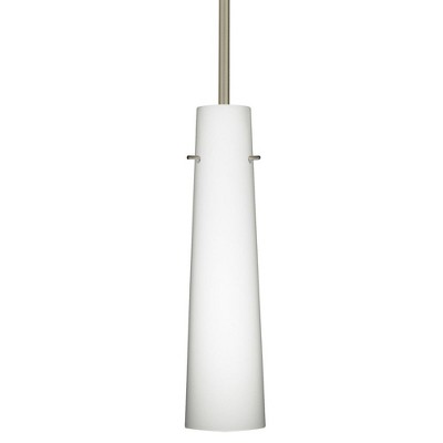 Besa Lighting Camino 1 - Light Pendant in  Satin Nickel