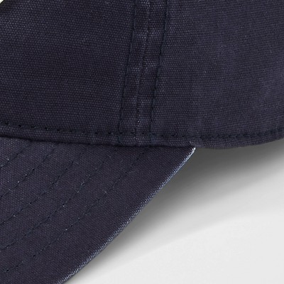Men's Cotton Baseball Hat - Mighty Fine Navy Blue - image 4