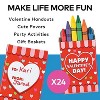 Fun Express 6-Color Box of Crayons Valentine Exchanges for 24 - 2 of 2