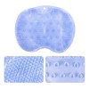 Unique Bargains Bath Massage Pad Back Scrubber Back Brush Exfoliate Feet Scrubber with Suction Cups TPR 2 Pcs - image 3 of 4