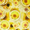Sparkle and Bash 207 Piece Serve 24 Sunflower Party Dinnerware Set, Tablecloth, Treat Bag & Balloon for Baby Shower Decorations - 3 of 4
