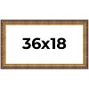 PosterPalooza | Panoramic Museum Gold Picture Frame - UV Acrylic, Foam Board Backing, Hanging Hardware - 2 of 4