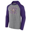 NCAA LSU Tigers Men's Gray Lightweight Hooded Sweatshirt - image 2 of 3