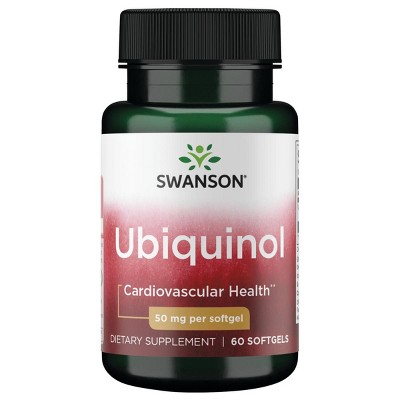Swanson Dietary Supplements Ubiquinol 50 mg 60 Sgels.