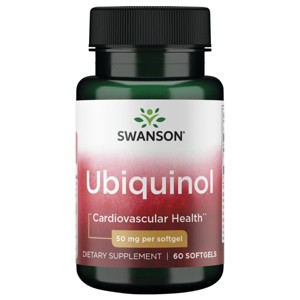Swanson Dietary Supplements Ubiquinol 50 mg 60 Sgels. - 1 of 2