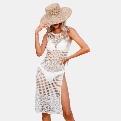 Netted swim best sale cover up