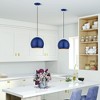 Livex Lighting Piedmont 1 - Light Pendant in  Shiny Cobalt Blue/Polished Chrome - 3 of 4