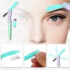 Unique Bargains Portable Foldable 3 in1 Eyebrow Shaping Tool Green Gradient Purple 1 Pc - 3 of 4