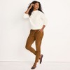 Lands' End Women's Sport Knit High Rise Corduroy Leggings - 4 of 4