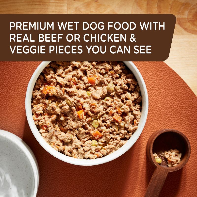 Rachael Ray Nutrish Premium Pate Chicken, Pumpkin, Apple &#38; Beef Variety Pack Wet Dog Food - 13oz/12ct, 5 of 7