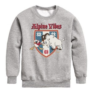 Boys' - Disney - Alpine Vibes Graphic Long Sleeve Fleece Sweatshirt - 1 of 4