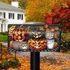 Patterned Jack-O-Lanterns Halloween Magnetic Mailbox Cover Checkered Standard Briarwood Lane - 2 of 3