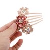 Unique Bargains Women's Three Flowers Hair Insert Comb 1 Pc - 3 of 3