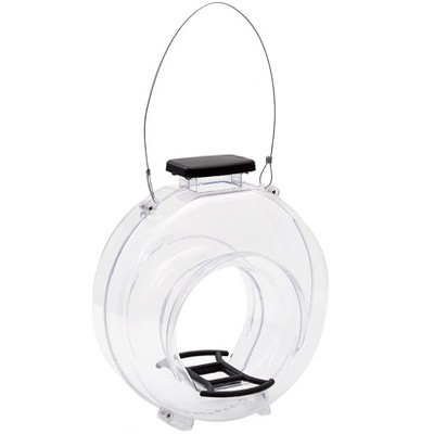 The Lakeside Collection Jumbo Clear Round Bird Feeder
