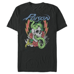 Men's Poison Skull and Snake T-Shirt - 1 of 4