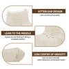 CAVINAS Polyester Bean Bag Chair,Lazy Floor Sofa Chair with High-Density Memory Foam and Armless Design,Cozy Lounge Chair for Living Room - 4 of 4