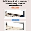 Vynxaria Beige Velvet Upholstered Platform Bed Full Size, Pull-Out Twin Trundle, 2 Storage Drawers, Solid Wood Frame, No Box Spring - 3 of 4