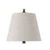 StyleCraft French Oak Marion Table Lamp Light Beige: Polyresin Base, Linen Shade, UL Listed, 3-Way Rotary Switch - 3 of 4