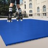 VEVOR Dryland Tiles for Hockey Floor Mat, 12 x 12 in 8 Pcs Interlocking Versatile Training Surface, Dance Floor Tiles, Hockey Training Equipment - 2 of 4