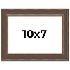 PosterPalooza | Photo Size Elegant Brown Picture Frame - UV Acrylic, Foam Board Backing, Hanging Hardware - 2 of 4