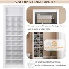 Whisen Stylish Design Free Standing Tall Shoe Cabinet with Multiple Storage Capacity - 4 of 4