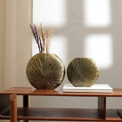 NicBex 15.5in Handcrafted Terracotta Flower Vase, Minimalist Modern Home Decoration, Small Vases for Table Shelf Bookshelf Entryway