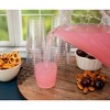 Northwest Enterprises Clear Plastic Tumbler Glasses 10 oz 20 Count - 4 of 4