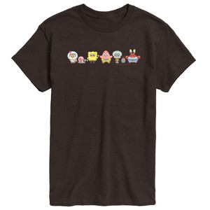 Men's - Spongebob Squarepants - Adorabob Lineup Full Color Short Sleeve Graphic T-Shirt - 1 of 4
