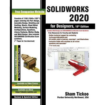 SOLIDWORKS 2020 for Designers, 18th Edition - by  Prof Sham Tickoo (Paperback)