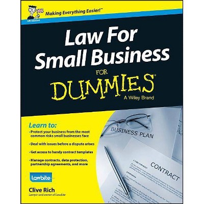 Law for Small Business for Dummies - UK - (For Dummies) by  Clive Rich (Paperback)