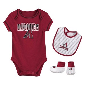 MLB Arizona Diamondbacks Infant Boys' Short Sleeve Layette Set - 1 of 4