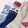 Toddler 3pk Reindeer Fairaisle Crew Socks - Cat & Jack™ - 3 of 3