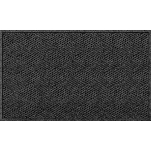 Waterhog Machine Washable Chevron Doormat - Coal