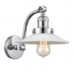 Halophane - 1 Light Wall Sconce In Industrial Style-11.5 Inches Tall and 8.5 Inches Wide - 1 of 1