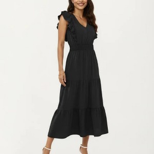 white midi dresses formal Velvi - Diana Midi Dress - White
