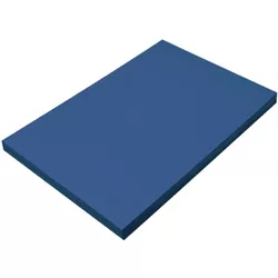 Prang Medium Weight Construction Paper, 12 x 18 Inches, Bright Blue, 100 Sheets
