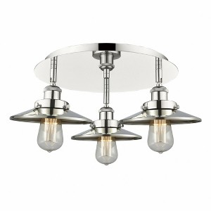 Ballston Urban - 3 Light Flush Mount In Industrial Style-5.5 Inches Tall and 19.75 Inches Wide - 1 of 1
