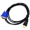 Sanoxy HDMI Male To VGA Male Video Converter Adapter Cable For PC DVD 1080P HDTV 6FT - 3 of 4