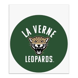 University of La Verne Leopards Logo  Automotive Car Window Locker Circle Bumper Sticker - 1 of 4