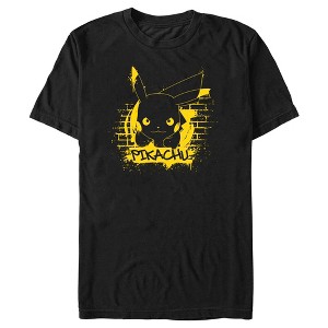 Men's Pokemon Pikachu Mural T-Shirt - 1 of 4