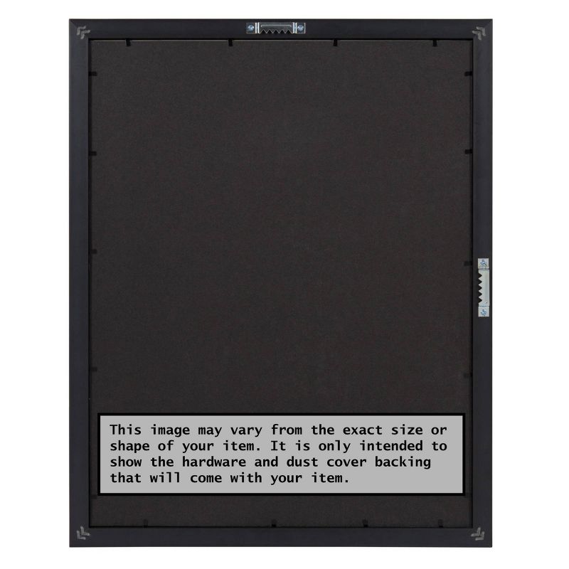 20&#34;x24&#34; Matted to 16&#34;x20&#34; Opening Size Stylish Wood Picture Frame Art Black - Amanti Art, 4 of 10