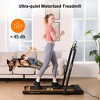 LICHICO Walking Pad with Handrails, 2-in-1 Folding Treadmill - 2 of 4