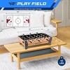 SereneLife 38” Table Top Air Hockey and 40” Foosball Set, 2-in-1 Swivel Game Table - 3 of 4
