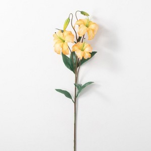 Sullivans Artificial Garden Lilium Stem 39.5"H Orange Flower - 1 of 1
