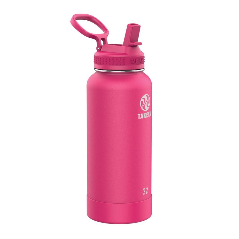 Takeya 32oz Actives Pickleball Insulated Stainless Steel Water Bottle with Sport Straw Lid, 1 of 6