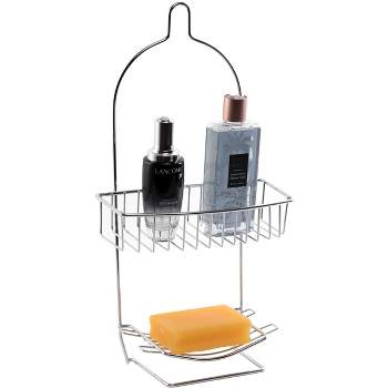 Basicwise Metal Wire Hanging Bathroom Shower Storage Rack